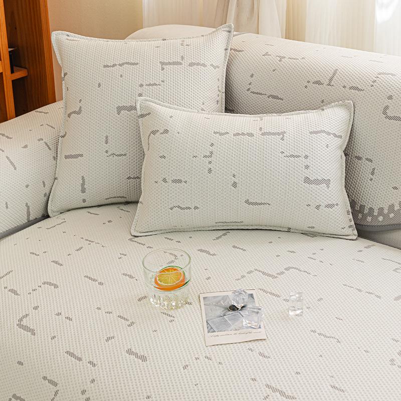 Summer Modern Minimalist Sofa Cushion Cool Sofa  New Summer One-Piece Irregular Special-Shaped Seat Cushion