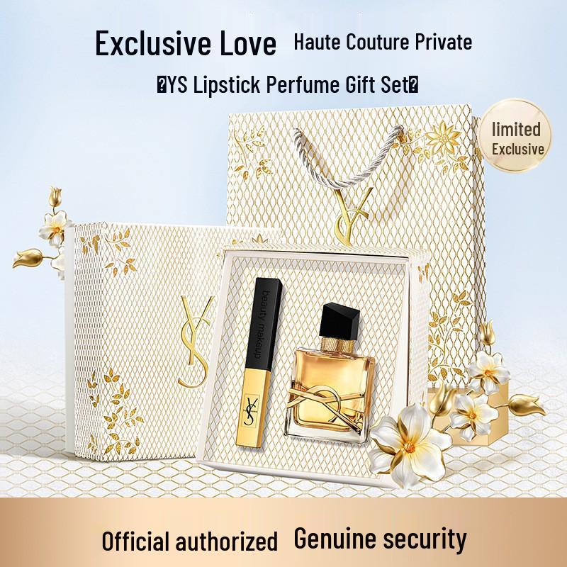 YS Five-Piece Lipstick Perfume Set - Long-Lasting Fragrance Gift for Valentine's, Bestie, Girlfriend, Birthday