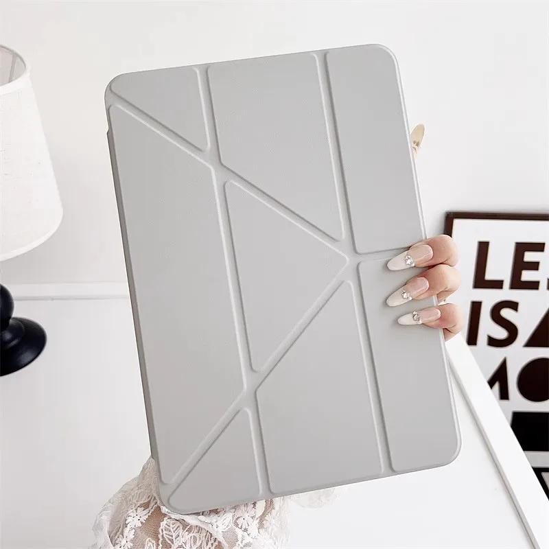 Pour Mi Pad 7 Pro 11.2'' Coque Arrière Acrylique avec Support Pour MiPad 6 5 Pro Redmi Pad SE 8.7 11 Pouces Funda Capa Mipad 6 11 inch gris
