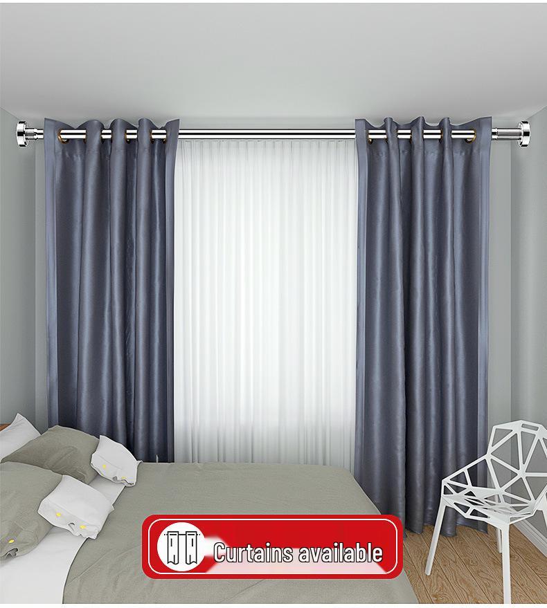 Teleskopische Edelstahl Kleider- & Duschvorhangstange