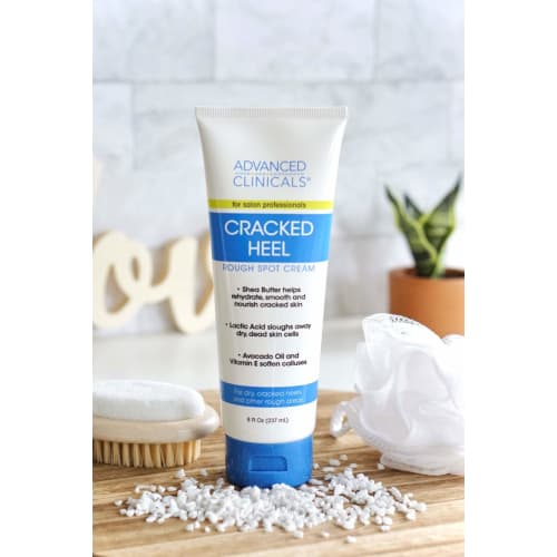 Advanced Clinicals Cracked Heel Cream for Dry, Rough Spots, Calluses by Advanced Clinicls