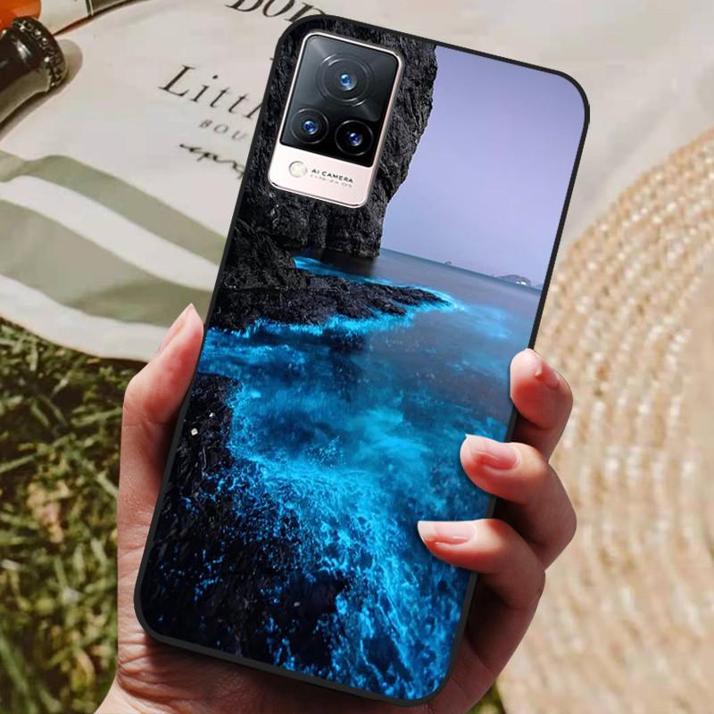 For Vivo V21 5G Case V 21 Silicon Back Cover Phone Case for Vivo V2050 VivoV21 5G Cases Soft Bumper Coque for Vivo V21 5G Fundas