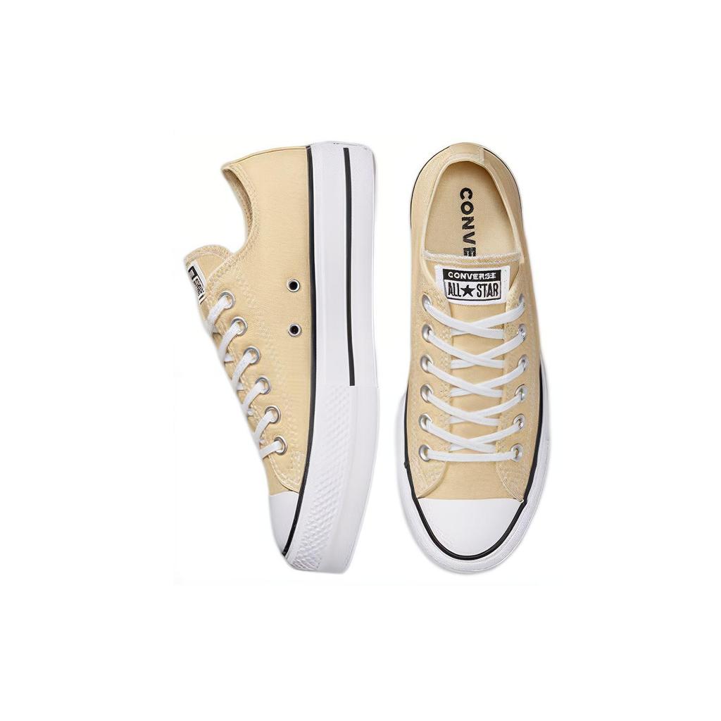 New Chuck Taylor All Star Women's Converse Lift Platform Canvas Low 'Oat Milk' Women's A03542C