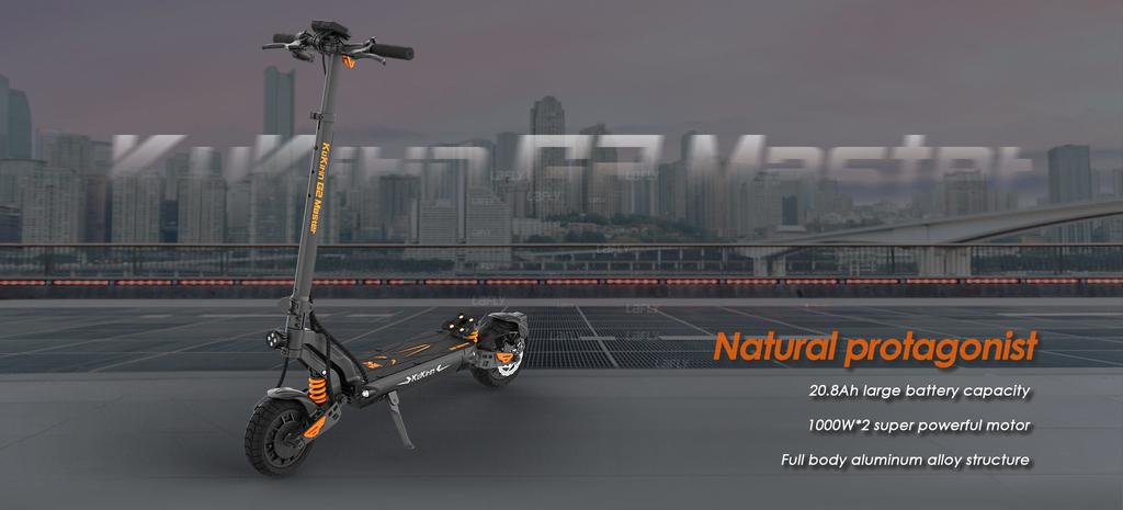 KuKirin G2Master(2025 New Model ) Electric Scooter, 2000W Dual Drive Motor, 52V20.8Ah Battery, Max Speed of 60km/h