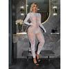 Women Sexy Lace Lingerie Backless Tights Bodysuits Club Jumpsuits See Though Rompers Fishnet Stockings One Piece Netting