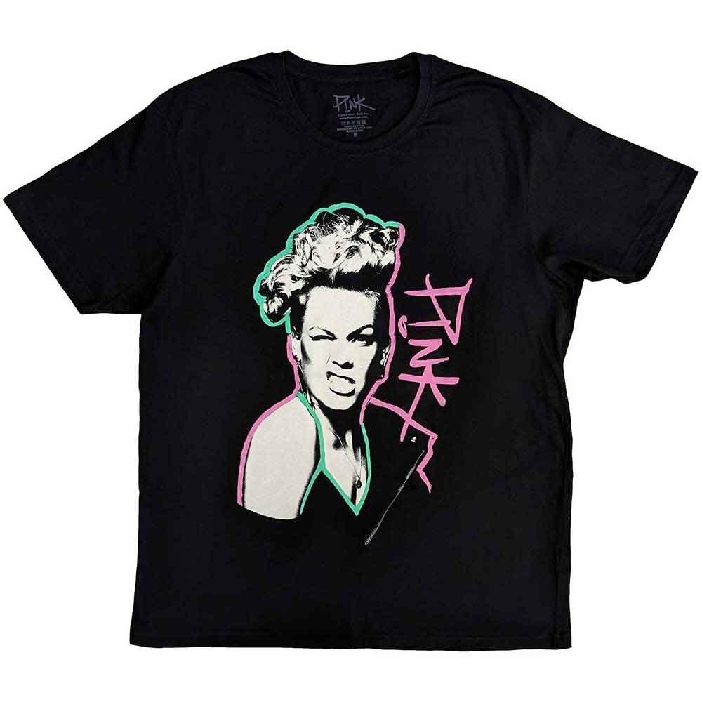 

Pink Paint Pen T-Shirt Black New Unisex T-Shirt XL