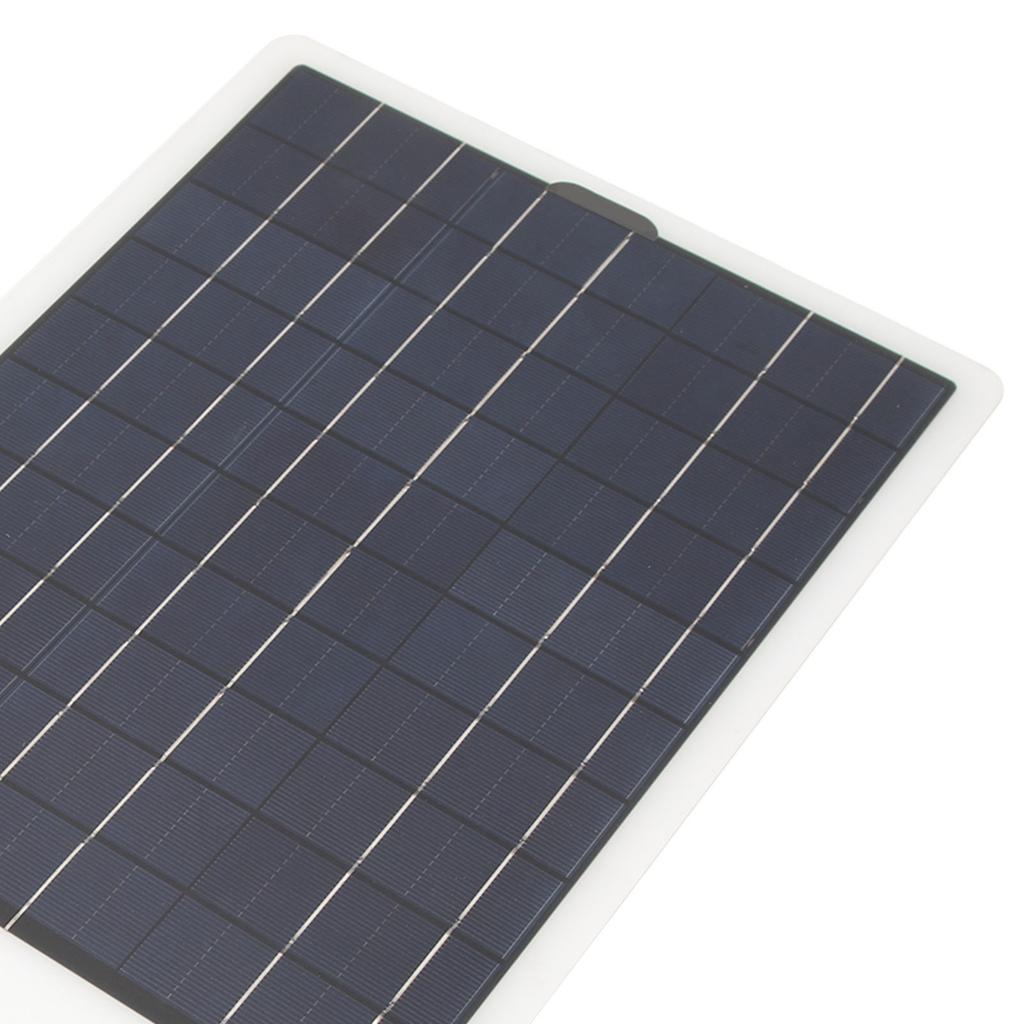 Solar Panel Kit 100w Polysilicon Solar Battery Charger with 30A MPPT Controller Dual USB Port for RV Campers