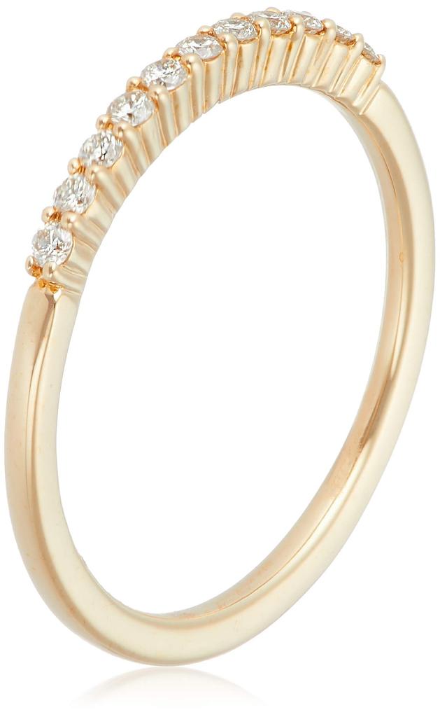Diamond 10K Yellow Gold Japanese Size 111136143008 4℃ (YG) Ring, 12,