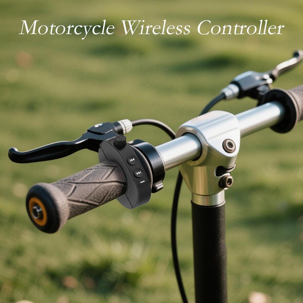 Gevrkjenp Steering Wheel Remote Control, Media Button Remote, Mobile Cycling