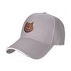 Fashion Insane Cat God  Curved Brim Baseball Cap Not Easy To Deform Golf Hat Unisex