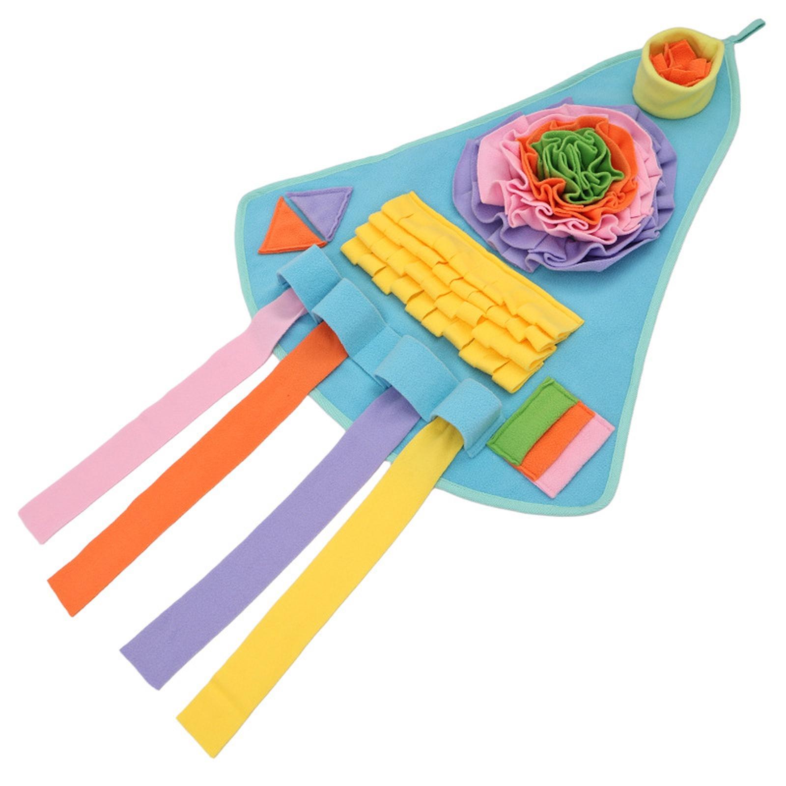 

Dog Airplane Snuffle Mat Puzzle -Hiding Toy Interactive Training Game one size