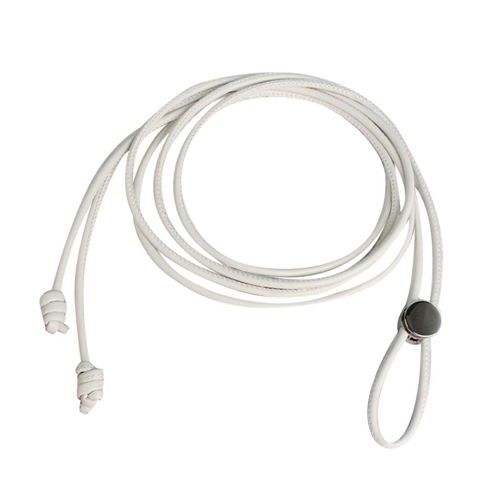 Nastavitelné provázkové pásky Měkký PU kůže Pletený pásek na pas Popruh Pro sukně Džíny Šaty Oblečení