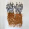 Waterproof Halloween Cosplay Gloves Vinyl Makeup Party Props Funny Werewolf Simulated Gloves  Women