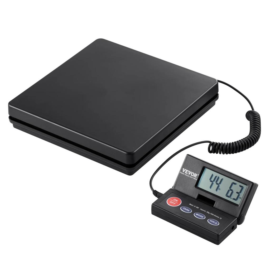 VEVOR Shipping Scale Digital Postal Scale 49.9 Kg X 2 G, AC/DC Package LCD