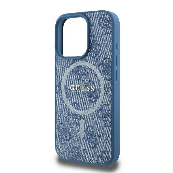 Guess Guhmp16Lg4Gfrb Iphone 16 Pro6.3 Niebieski/Blue Hardcase 4G Ring Classic Logo Magsafe