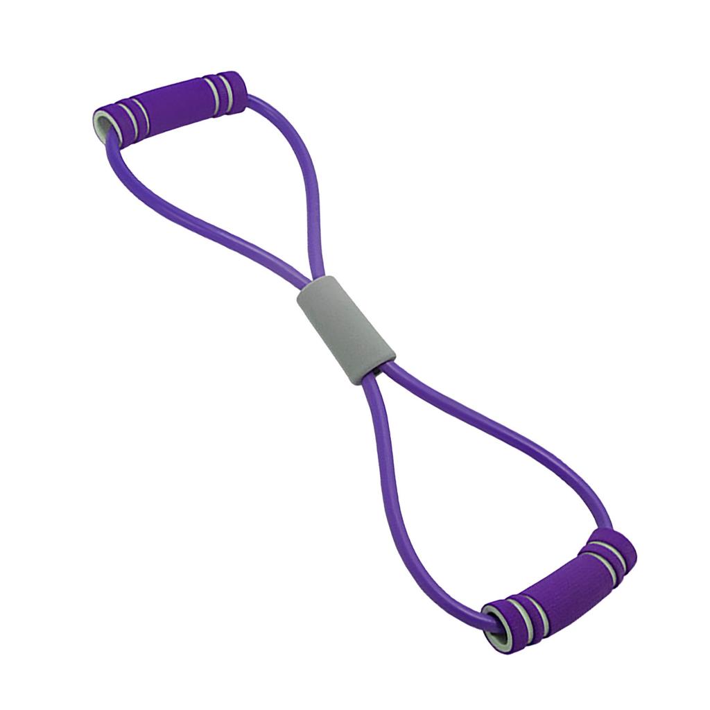 8 Shaped Resistance Band Exercise Band PVC Versatile Elastic Band for Arm Shoulder Leg Stretch