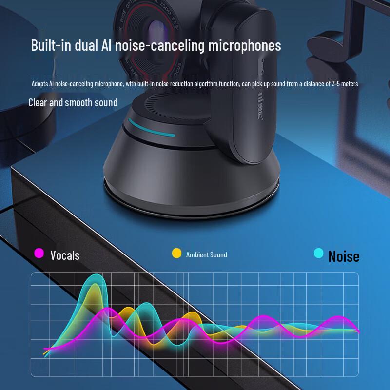 Aoni A3000Pro 4K AI Smart PTZ Webcam with Microphone