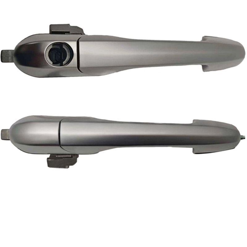 Chrome Exterior Front Door Handle Pull 1Pair RHD 156073275 156073278 For Alfa Romeo GT 2001-2010