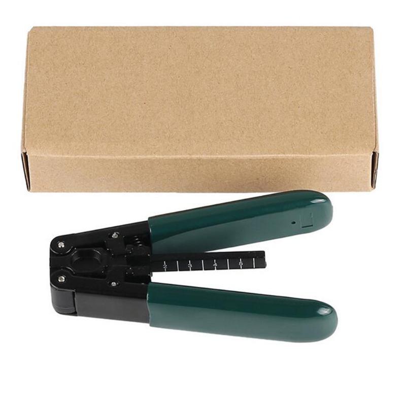 

Fiber Optic Stripper Tool - Precision Drop Cable Sheath Remover with Scale for FTTH Cold/Hot Splicing