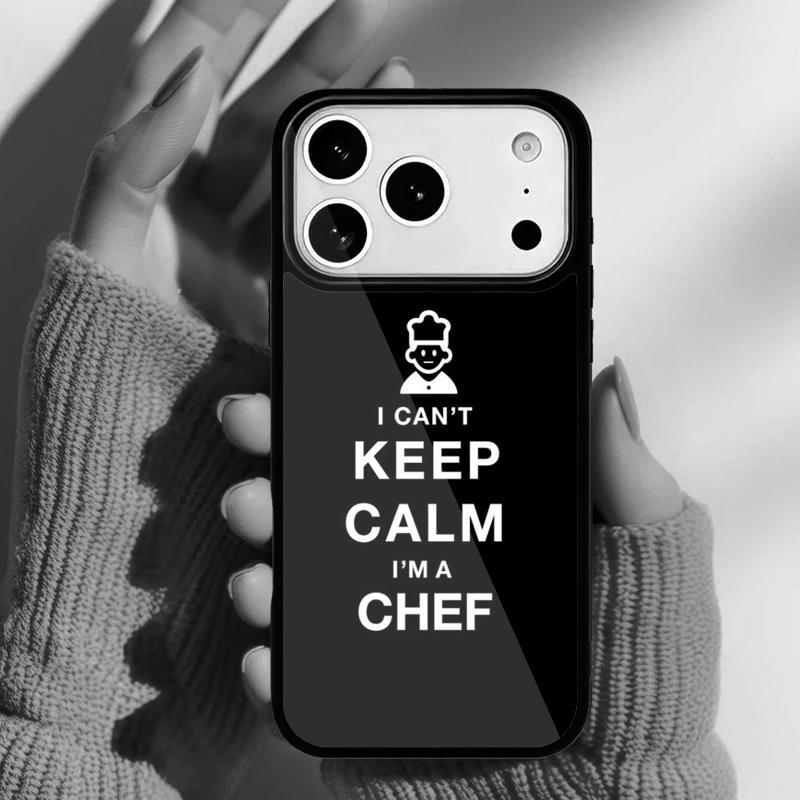 Keep Calm and Keep Cooking Phone Case for iPhone 17 16 15 14 13 Pro Max Back Cover for 12 11 Pro Coque
