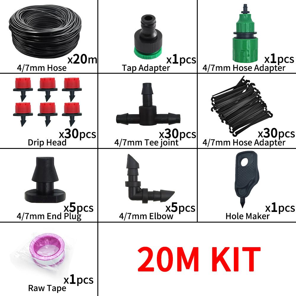 Automatic Drip Irrigation DIY System for Balcony and Potted Plants