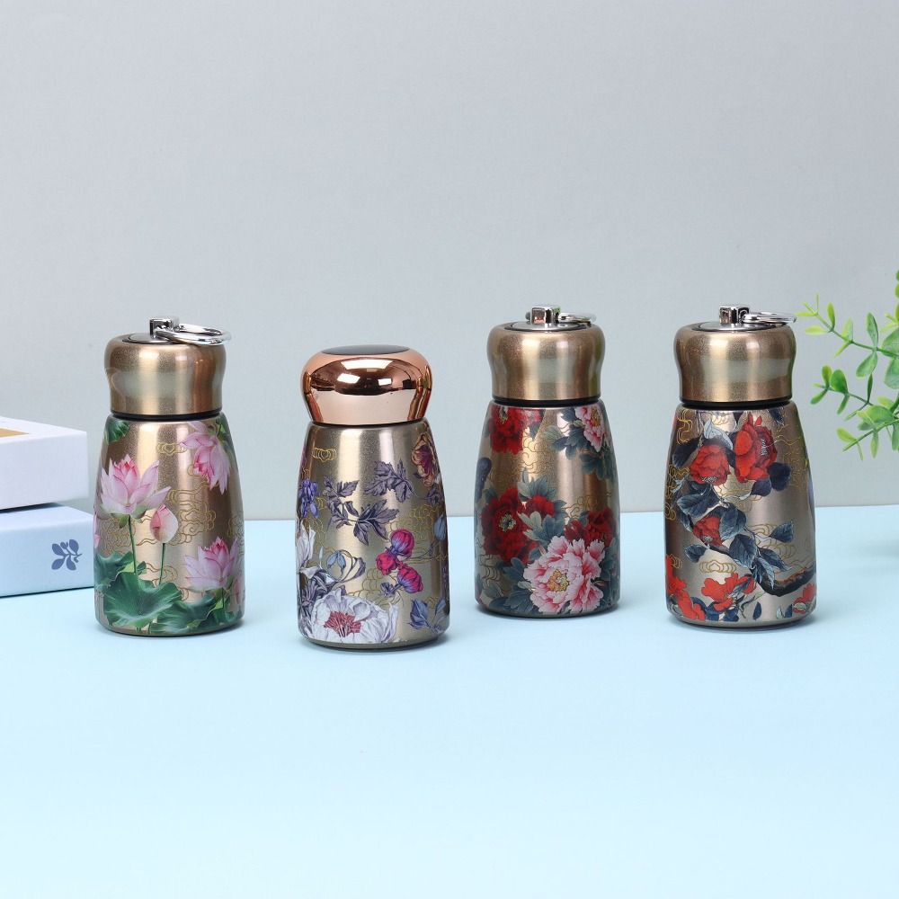 Stainless Steel Water Bottle 300ml Slim Insulated Thermal Water Bottle  Sports