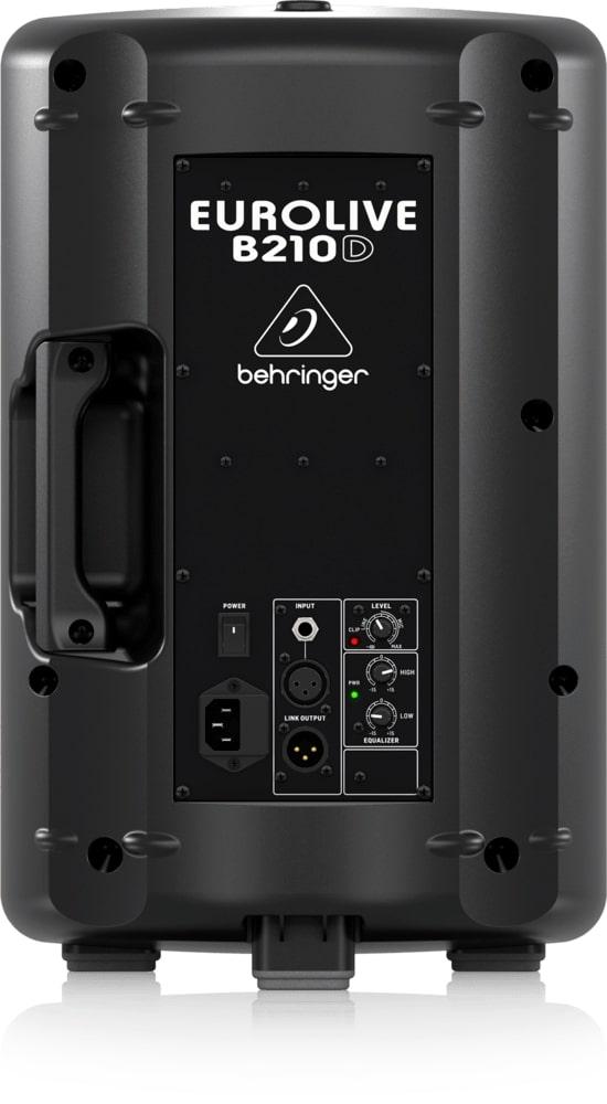 Behringer b210d - dwudrożna kolumna aktywna o mocy 200w z głośnikiem 10'' i driverem wysokotonowym 1,35''