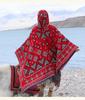 Yunnan Dali Ethnic Style Women's Warm Hooded Scarf Cloak