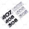 3D Car Sticker Rear Trunk Badge For Peugeot 206 207 301 307 308 408 508 2008 YTWY3 3008 4008 5008 Letters Replace Emblem Accessories