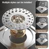 Anti-odor Shower Floor Drain With Grid Grate Cover Drain Filter Durable Sink Strainer