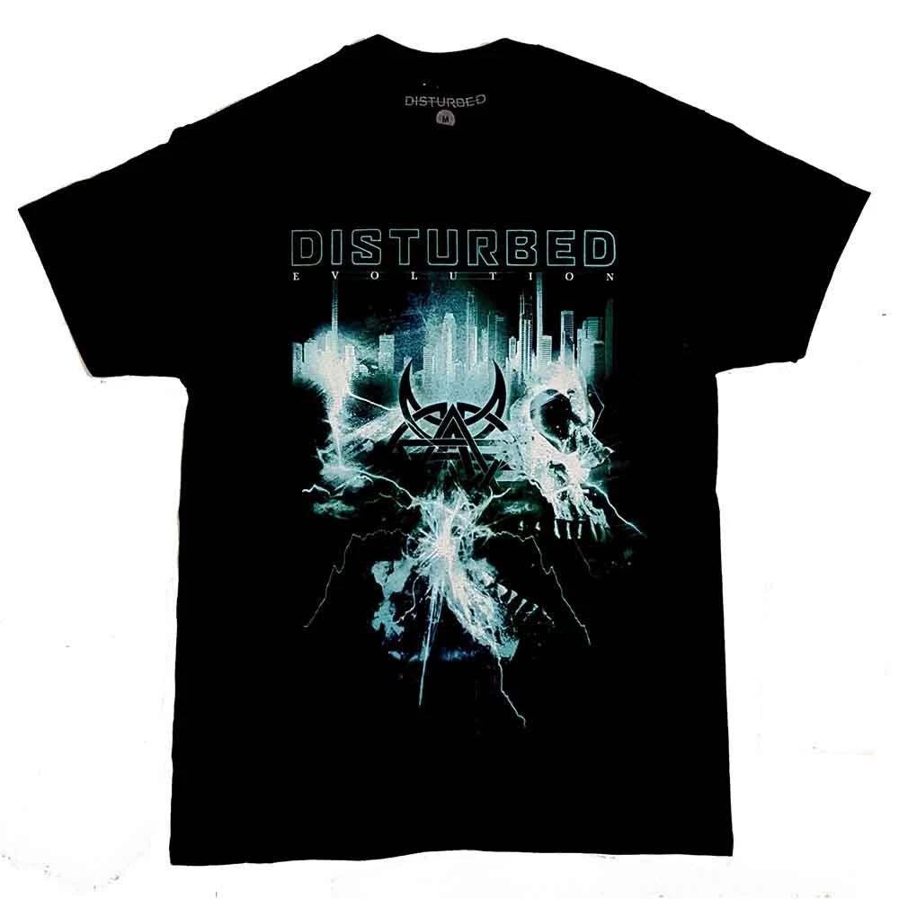 Disturbed Tour T-shirt 2019 Evolution- Apocalpyse Disturbed Band Shirt - 2 Sided L