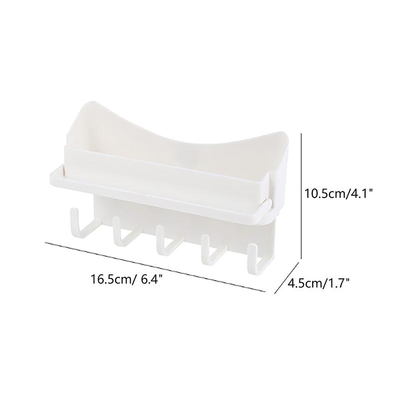 NEW Hair Loop Head Rope Storage Rack, Non Punching Multifunctional HookDormitory Seamless Storage Rack