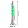 Volcano Lava Jellyfish LED Night Light UK Plug Bedroom Bedside Lamp Aluminum Alloy Base Flask Wax Lamp Bedroom Living Room Decor