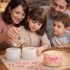 Bow Pattern Candle Cup Mold Non-Stick Candlestick Mold Portable Storage Jar Mould  Candle Making