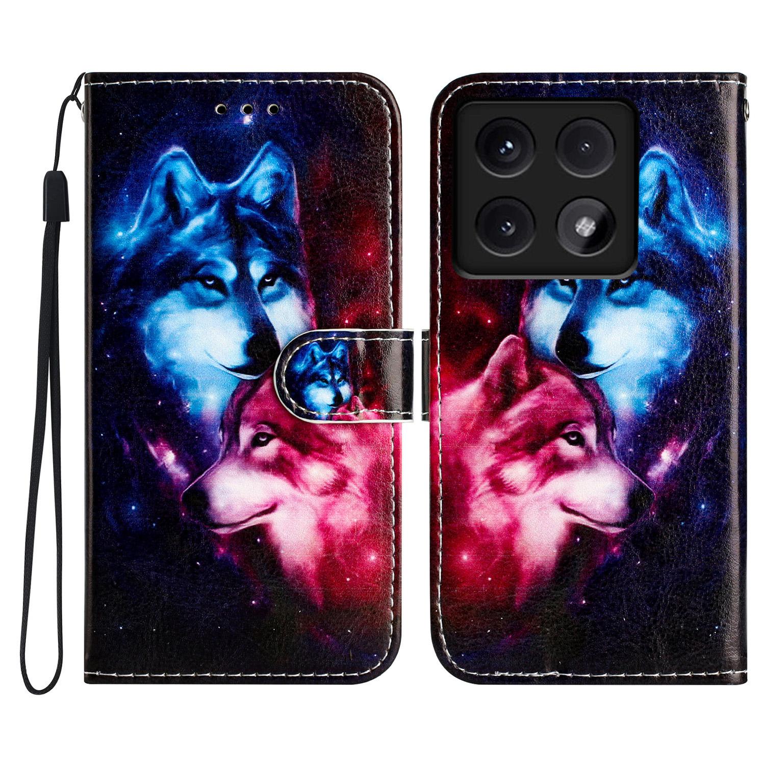 For Xiaomi 14T Wallet Case Printed Pattern Design Leather Phone Cover A