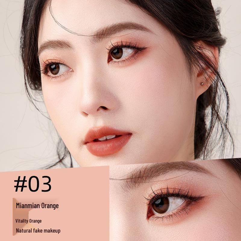 Mei Zhilan Crescent Moon Double-Ended Eyeliner & Shadow Pen - Waterproof, Sweatproof, Natural Outline & Brightening Aegyo Sal Duo.
