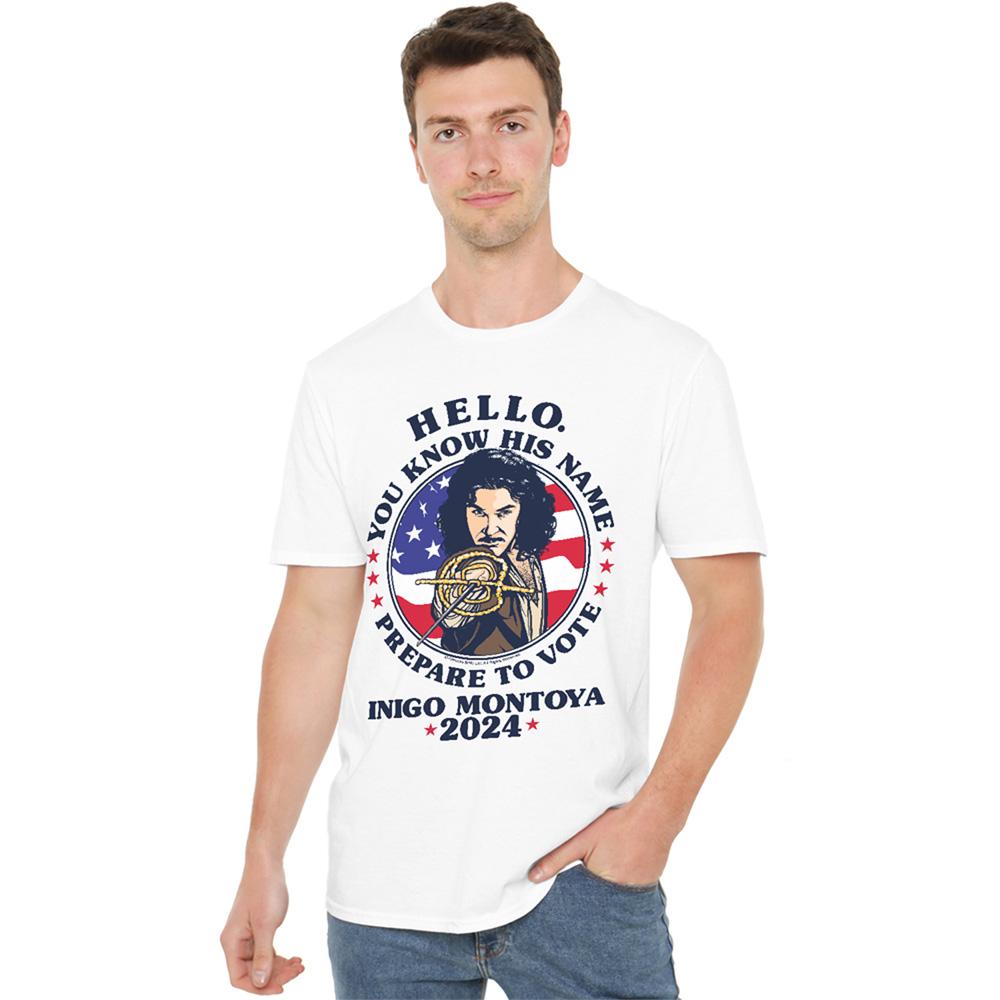The Princess Bride Unisex Adult Prepare To Vote Inigo Montoya T-Shirt