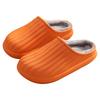Waterproof cotton slippers home indoor and outdoor warm plush men's and women's simple autumn and winter light cotton shoes