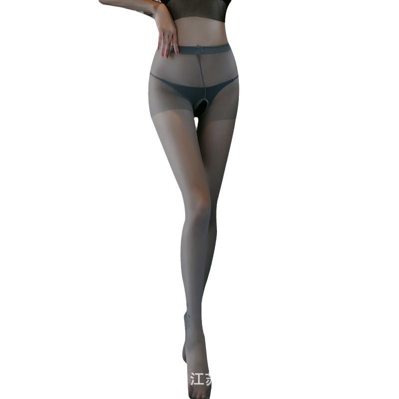 Long Night, Sexy and Romantic Open-crotch Stockings, Romantic Underwear, Sexy and Passionate, No-take Open-crotch One-piece Stockings 3003