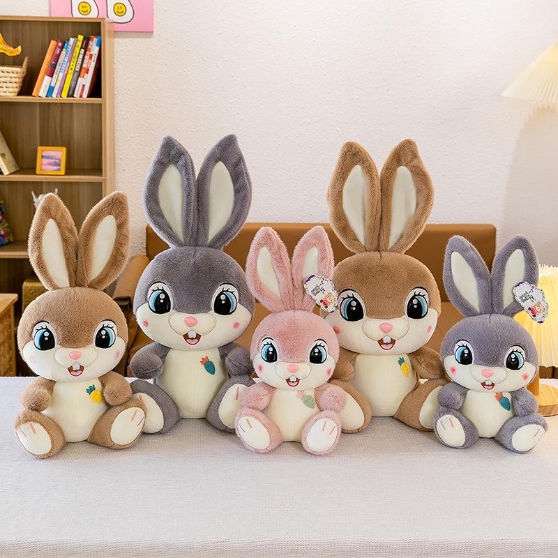 Nuovo peluche coniglietto dolce bambola coniglietto coppia decorazione cameretta bambini bambola di pezza regalo di compleanno
