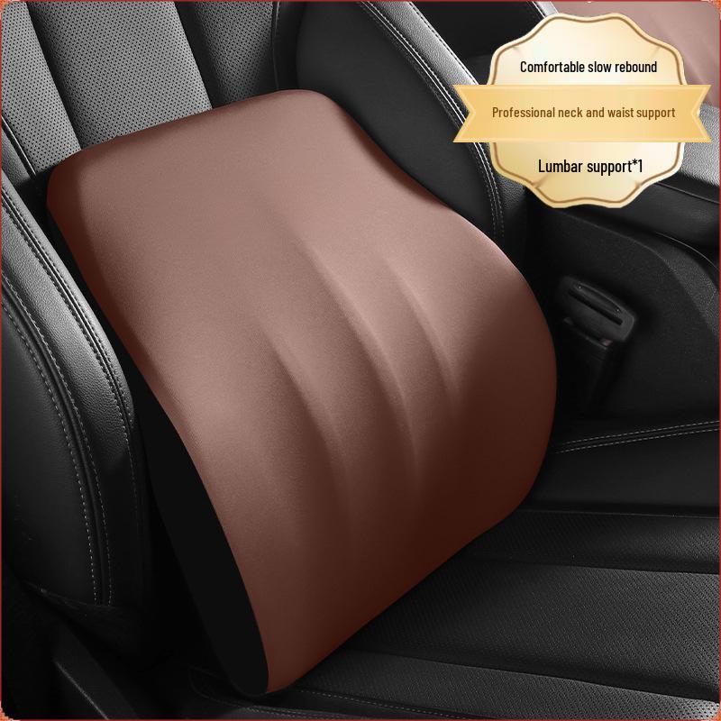 Premium Car Headrest & Lumbar Support Neck Pillow for Driver