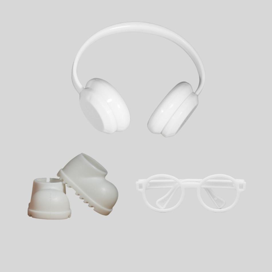 For Labubu Doll Accessories Mini Headphones Shoes Glasses For 15/17Cm Labubu Doll Clothing Accessories Girls Clothing Gifts