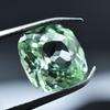 10.25 Ct Natural Sapphire Bluish Green Square Cushion Certified Gemstone