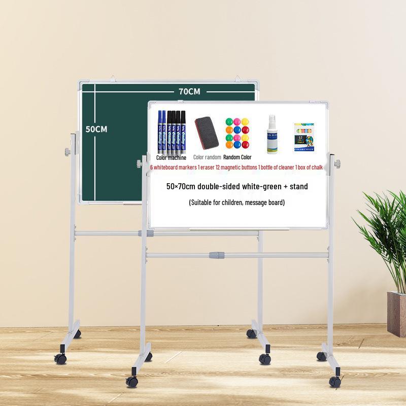 

Movable Stand-Type Whiteboard/Blackboard for Home, Office, or Teaching Use