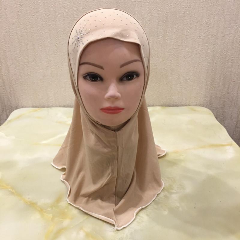 

Girls Summer Turban Hat With Sunshine Embellishments For Kids Outdoor Wear бежевый