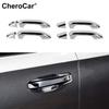 Chrome Door Handle Covers Trim For + Chevy Silverado w/Passenger Keyholes US