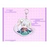 SENDENG Compatible Kaguya-hime! Acrylic Keychain Set of 3 - Kaguya, Sakiyori Ayaha, Tsukimi Yachiyo Goods - Portable Anime Pendant for Bags, Keys,