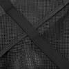 Mesh Beach Bag with 8 Pockets Waterproof Large Capacity Portable Handle Mesh Pool Bag for Vacation Swimming Black