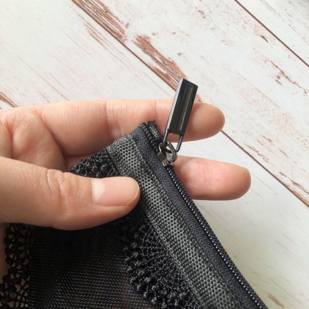 Lace Trim Briefs Shape Cosmetic Bag Mesh Makeup Storage Pouch Unique Jewelry Organizer  Headphones