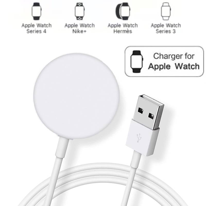 Cavo Di Ricarica Magnetico USB Per Apple Watch – Compatibile Con Ultra/SE/Serie 9-1 – 1 Metro – Ricarica Rapida Portatile